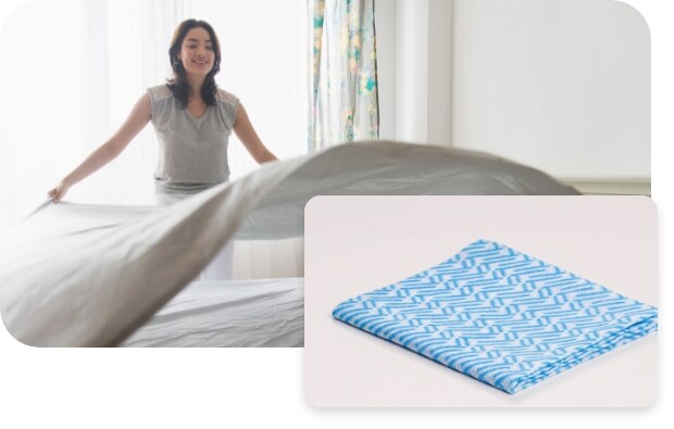 Limpe sem maltratar com o pano multiusos Scotch-Brite®