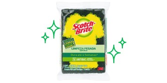 Imagem da embalagem do produto Esponja de Limpeza Pesada em formato de camiseta, edição mundial 2026.
