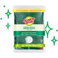 Product shot Esponja Limpeza Pesada Scotch-Brite.
