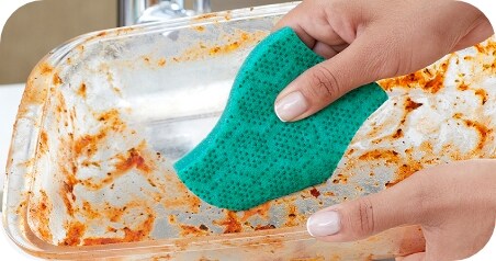 Remova a graxa  mais resistente con  Esferas de Limpeza.
