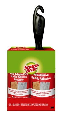 Scotch-Brite™ Rolo Adesivo + Refil 21 folhas cada Imagem Principal.
