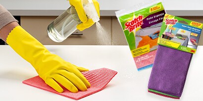 Descubra o kit de limpeza  Scotch-Brite®️